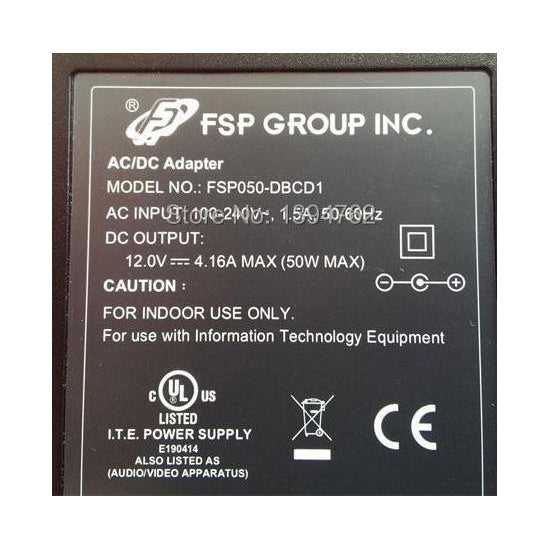 Adaptér napájecí 12V 4160mA FSP GROUP FSP050-DBCD1 (5,5x2,1mm)