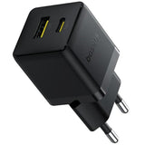 Adaptér USB BASESUS Palm Black 2xUSB 20W