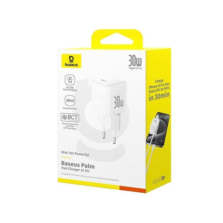 Adaptér USB BASESUS Palm White 30W