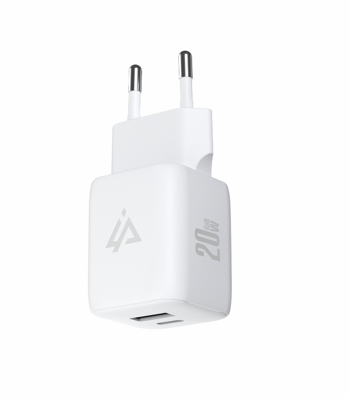 Adaptér USB iPEAX GaN USB/USB-C 90010129 White