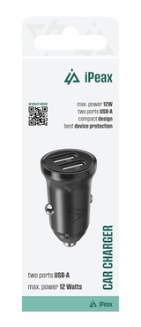 Autoadaptér USB iPEAX CL-01 Black