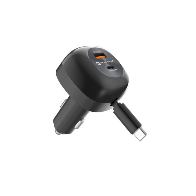 Autoadaptér USB FORCELL  F-Energy Alu