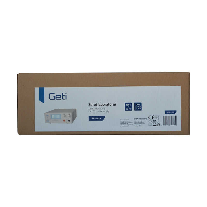 Zdroj laboratorní GETI GLPS 3020  0-30V/ 0-20A