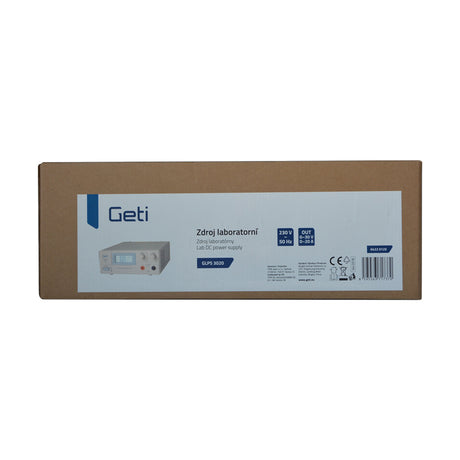 Zdroj laboratorní GETI GLPS 3020  0-30V/ 0-20A