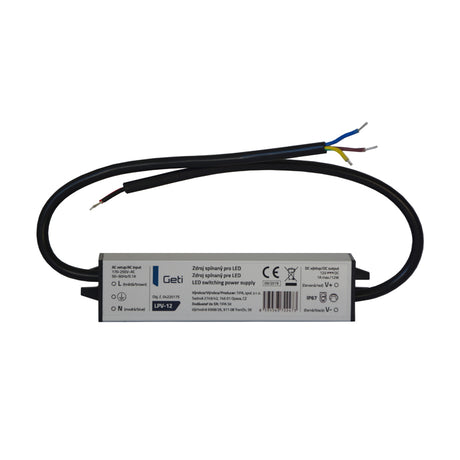 Zdroj spínaný pro LED 12V/ 12W  GETI LPV-12