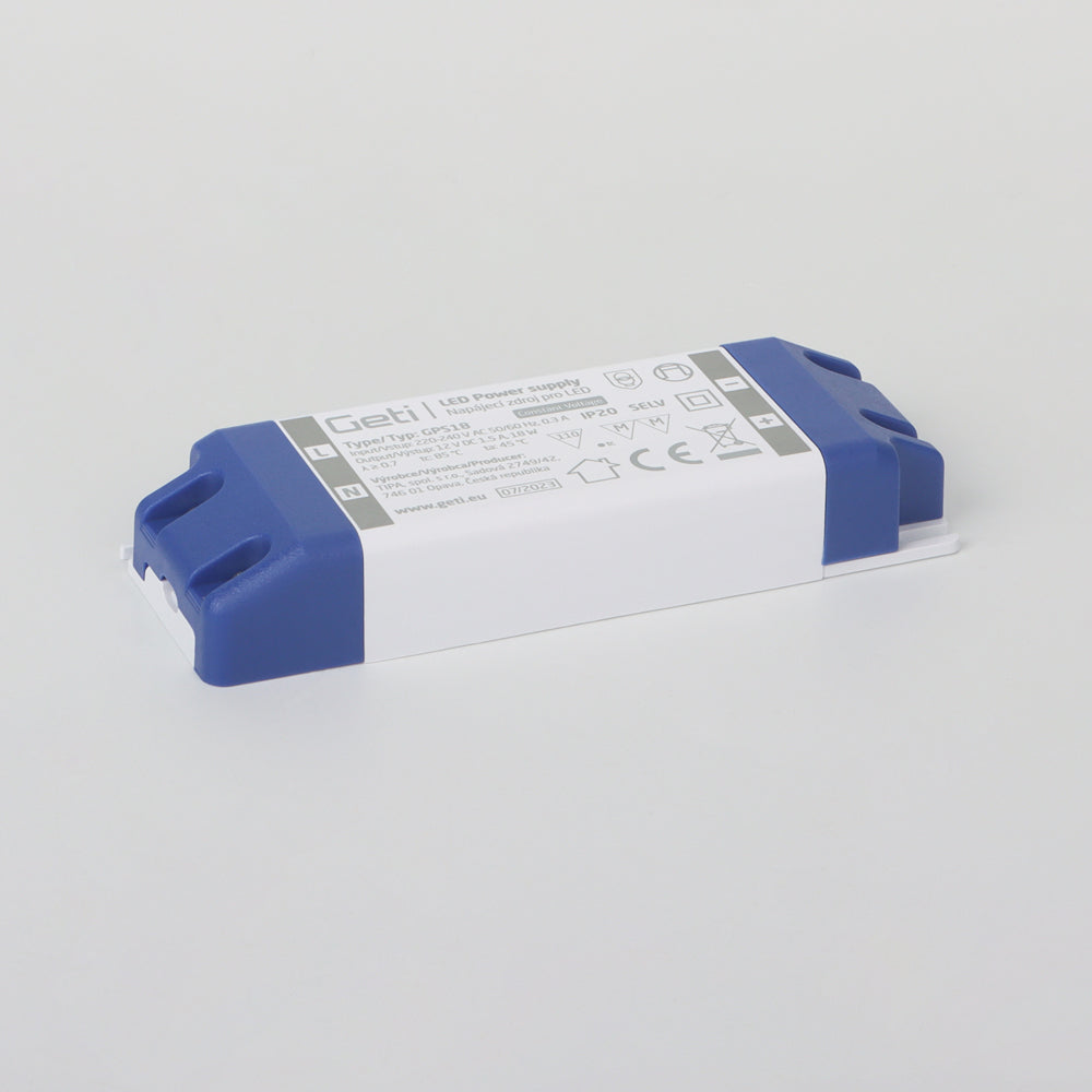 Zdroj spínaný pro LED 12V/ 18W  GETI  GPS18, IP20