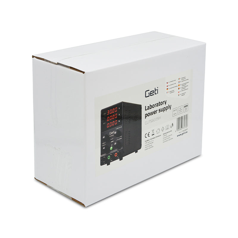 Zdroj laboratorní GETI GLPS1203H  0-120V/ 0-3A