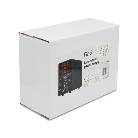Zdroj laboratorní GETI GLPS1203H  0-120V/ 0-3A