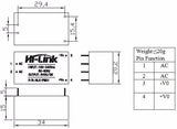 Zdroj spínaný 12V/0.25A 3 W HLK-PM12
