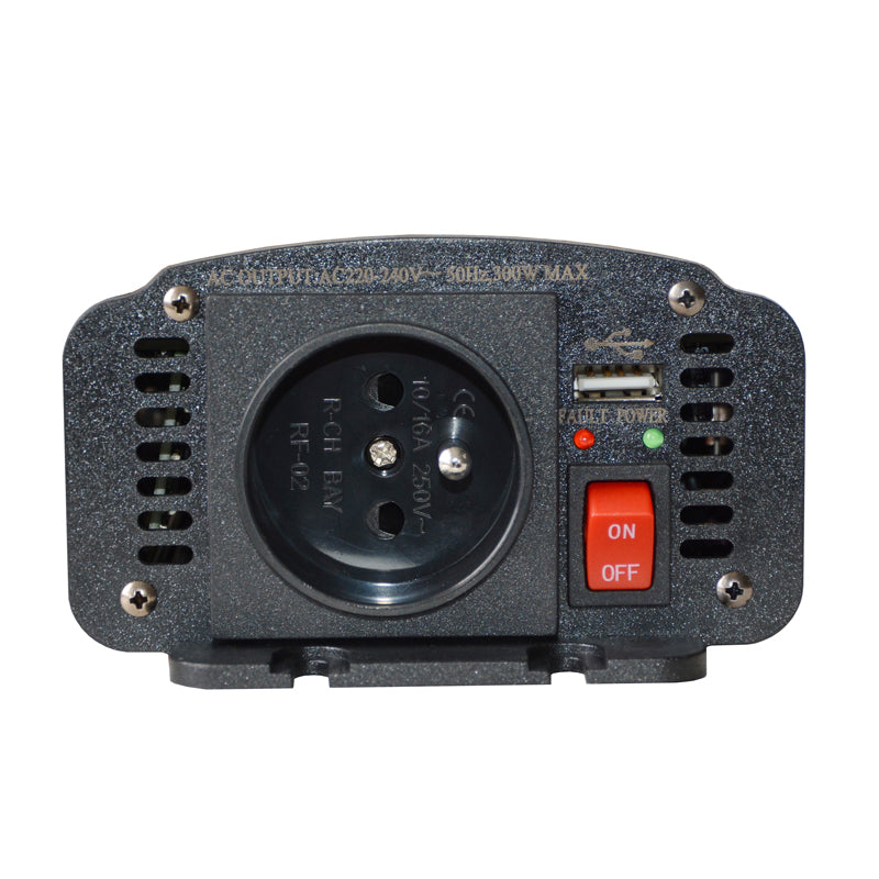 Měnič napětí GETI GPI 312 12V/230V 300W USB