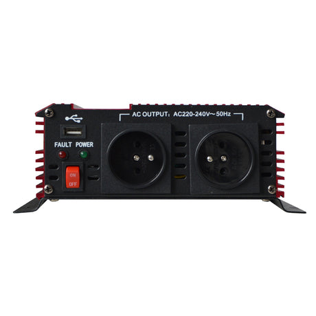 Měnič napětí GETI GPI 1012 12V/230V 1000W USB