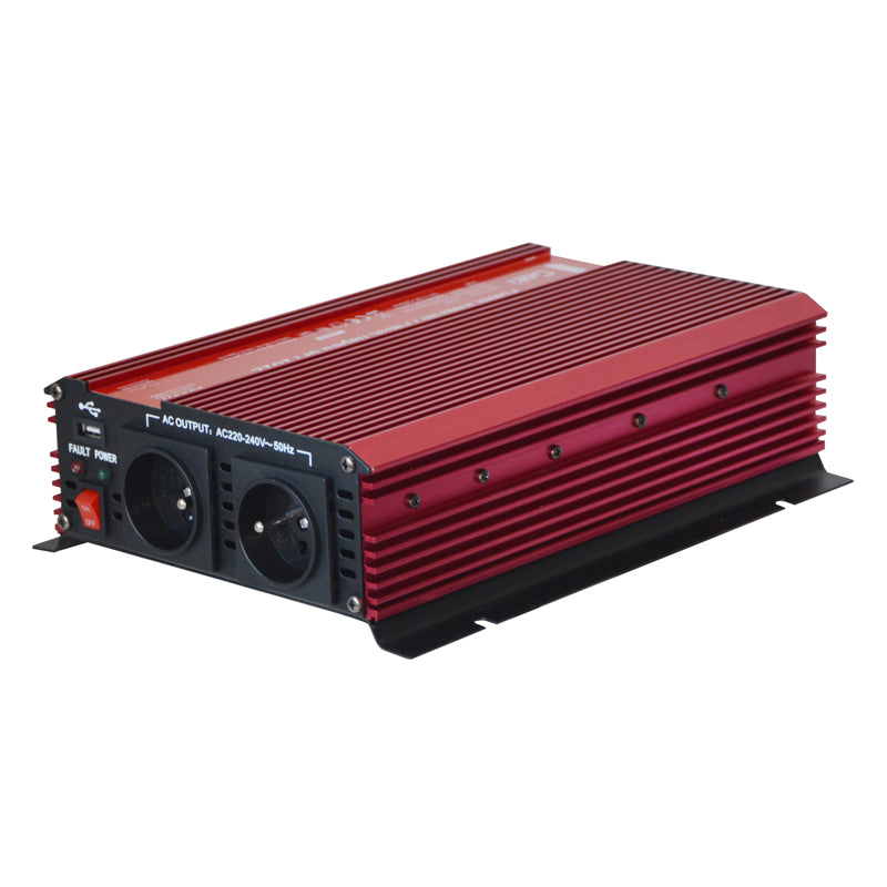 Měnič napětí GETI GPI 1612 12V/230V 1600W USB