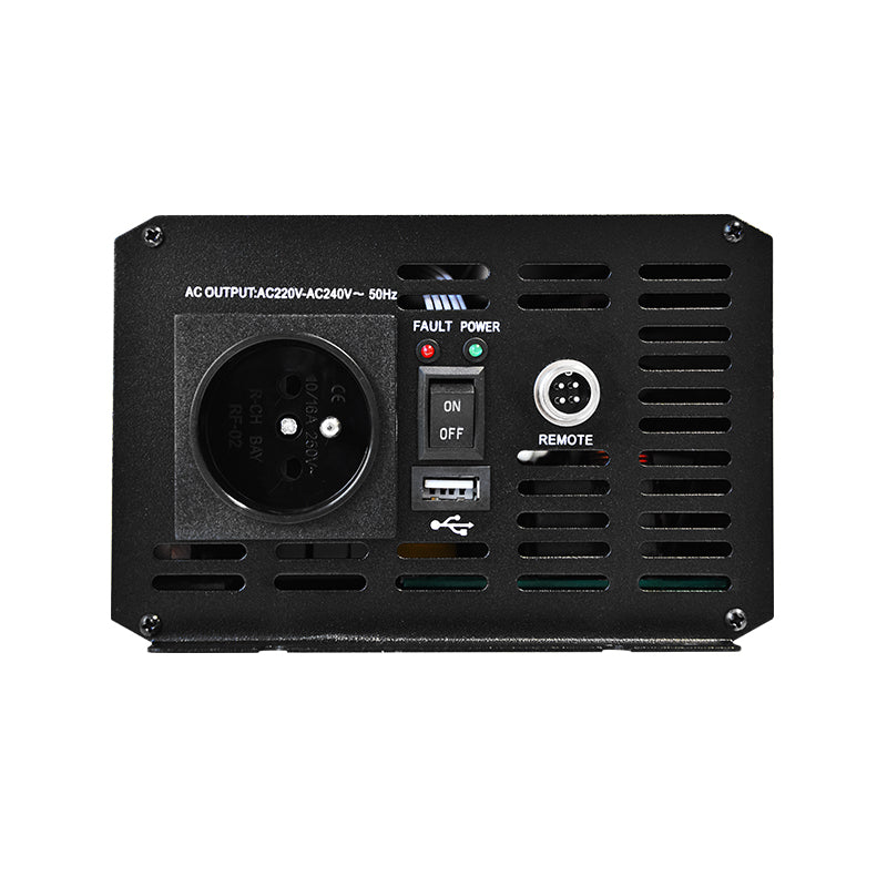 Měnič napětí CARSPA P1000 12V/230V 1000W čistá sinusovka D.O.