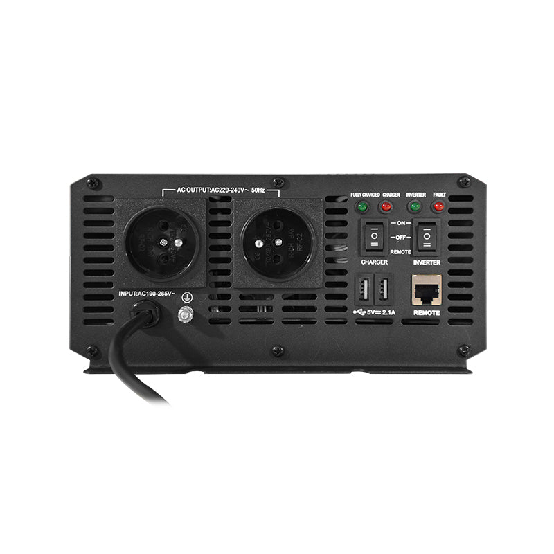 Měnič napětí GETI GPIU 612S 12V/230V 600W