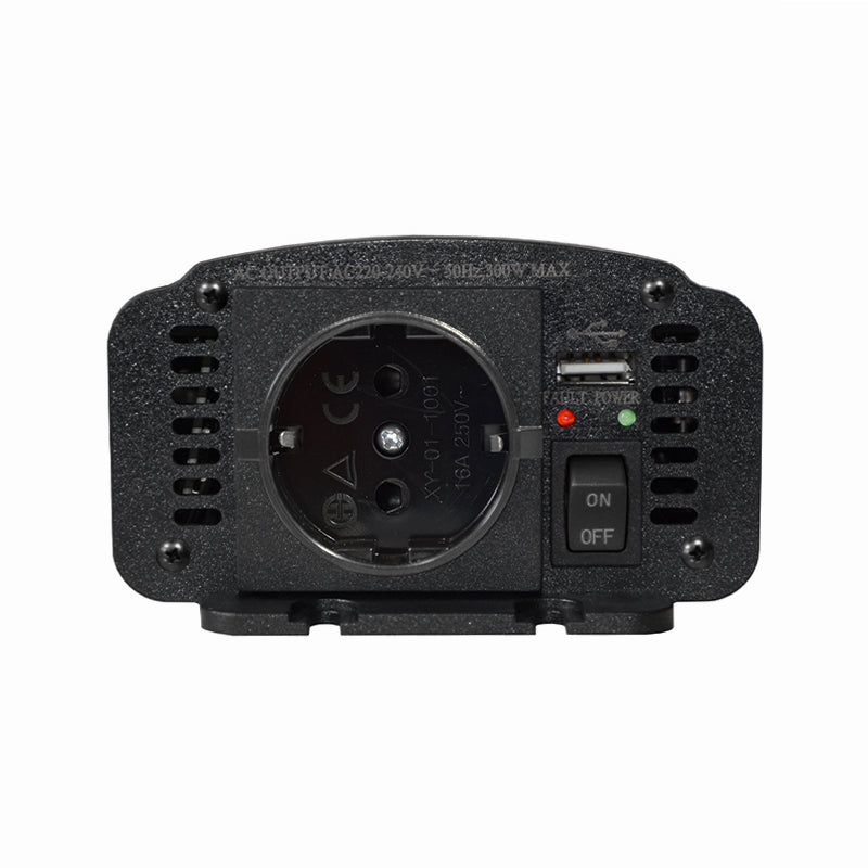Měnič napětí GETI GPI  612 12V/230V 600W USB Schuko