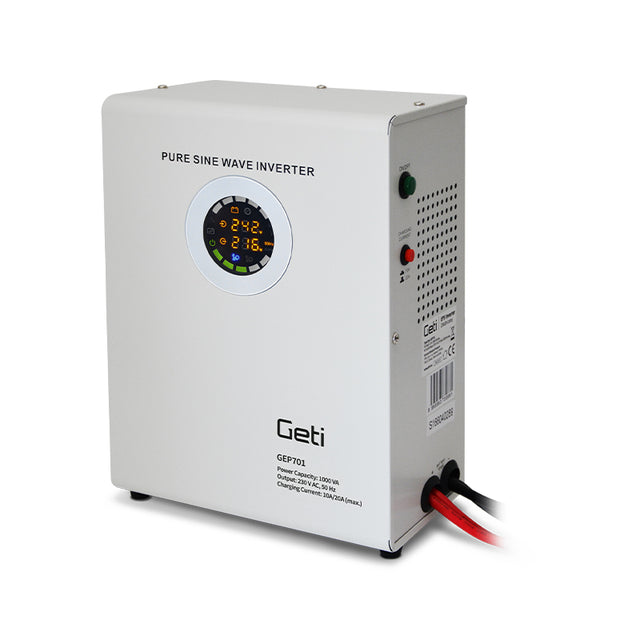 Zdroj záložní GETI GEP701 sinus 700W nástěnný (1000VA)