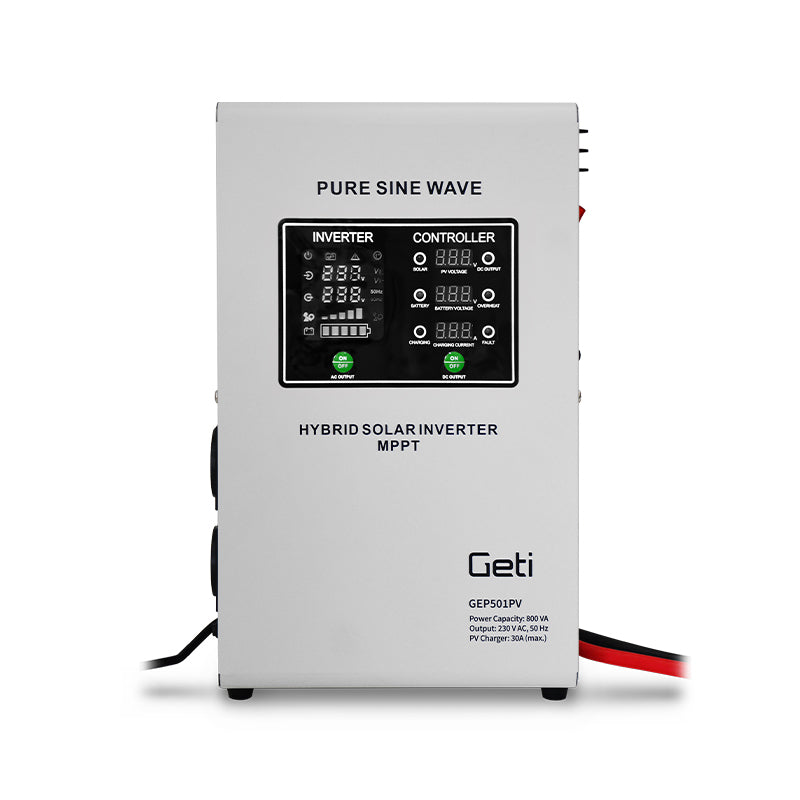 Zdroj záložní GETI GEP501PV sinus 500W nástěnný (800VA)