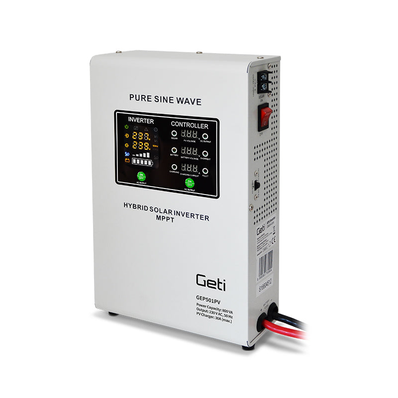 Zdroj záložní GETI GEP501PV sinus 500W nástěnný (800VA)