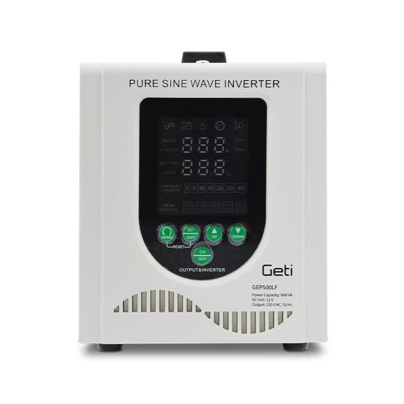 Zdroj záložní GETI GEP500LF sinus 500W (800VA)