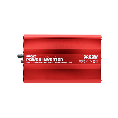 Měnič napětí CARSPA CAR3K 24V/230V 3000W USB