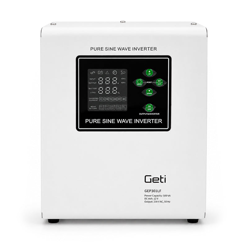 Zdroj záložní GETI GEP301LF sinus 300W nástěnný (500VA)
