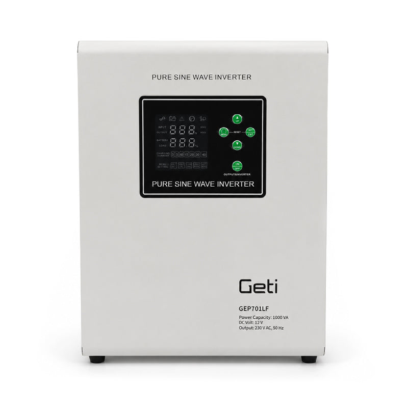 Zdroj záložní GETI GEP701LF sinus 700W nástěnný (1000VA)