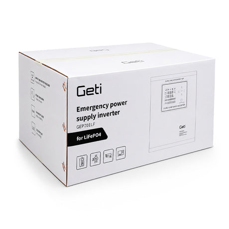 Zdroj záložní GETI GEP701LF sinus 700W nástěnný (1000VA)