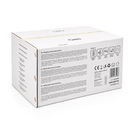 Zdroj záložní GETI GEP701LF sinus 700W nástěnný (1000VA)