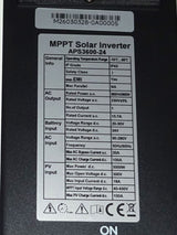 Hybridní měnič napětí pro solární panely CARSPA 24V 1500W