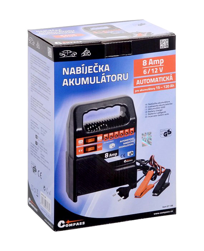 Nabíječka akumulátorů COMPASS 07138 6/12V 8A