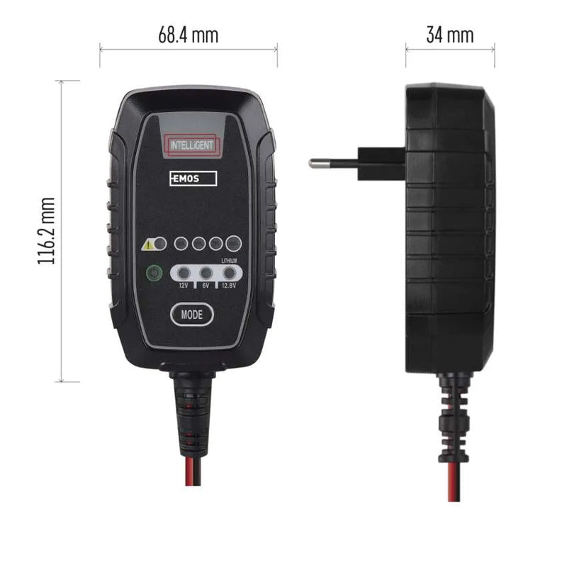 Nabíječka autobaterií EMOS N1015  6/12V 0,8A