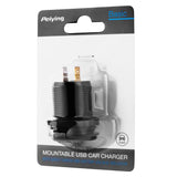 Nabíječka USB PEIYING PY-CHR0004 s QC a měřičem napětí