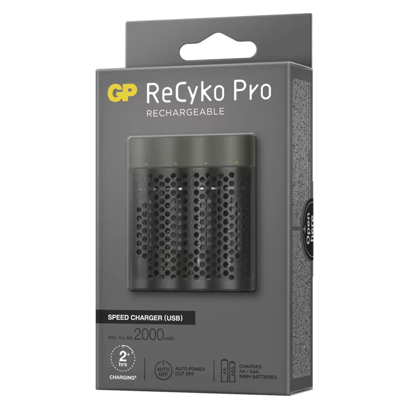 Nabíječka baterií GP Speed M451 + 4xAA ReCyko Pro