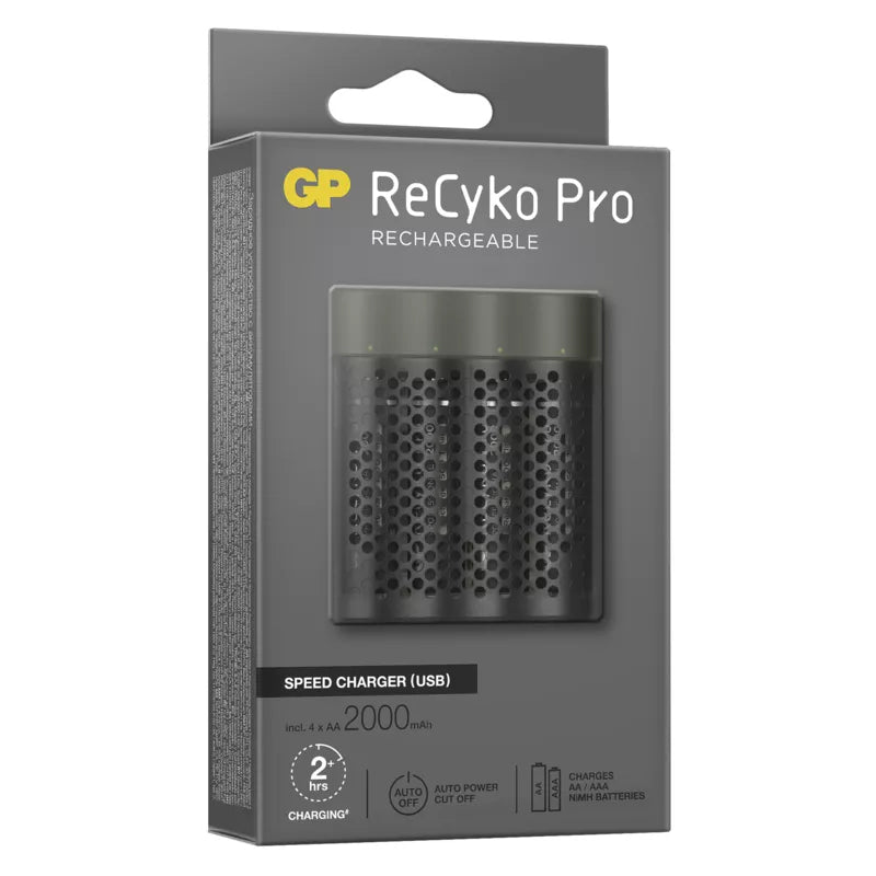 Nabíječka baterií GP Speed M451 + 4xAA ReCyko Pro