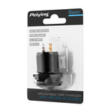 Nabíječka USB PEIYING PY-CHR0006 s QC a měřičem napětí