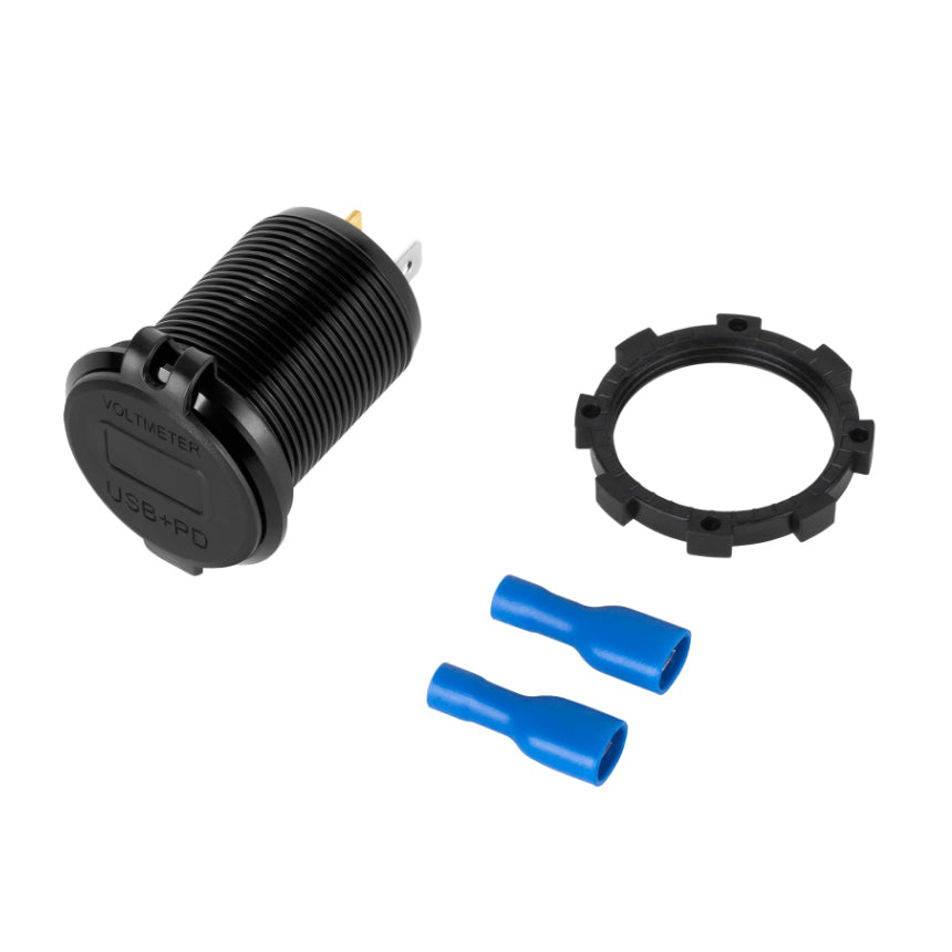 Nabíječka USB PEIYING PY-CHR0006 s QC a měřičem napětí
