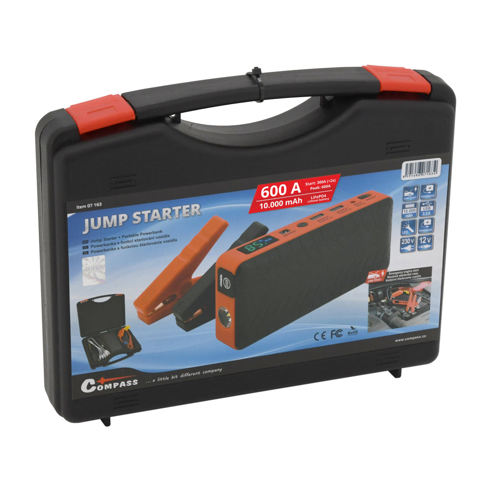 Jump Starter COMPASS 10.000mAh 600A
