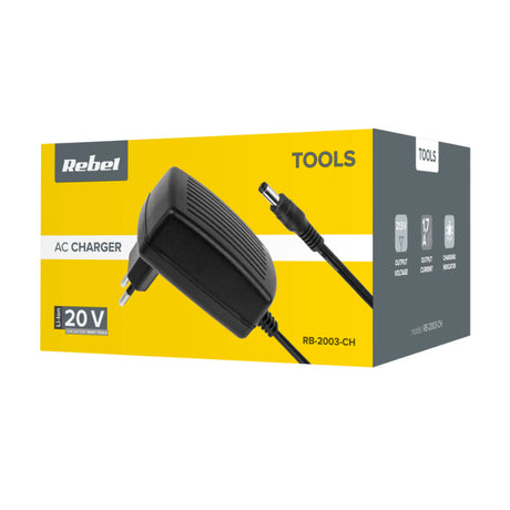 Nabíječka REBEL RB-2003-CH 20V 2A/4A