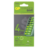 Nabíječka baterií GP Charge & save E822 + 4×AA 1300 mAh + 4×AAA 650 mAh