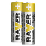 Baterie AA (R6) nabíjecí 1,2V/600mAh RAVER solar 2ks