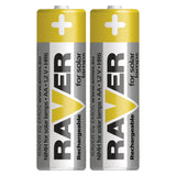 Baterie AA (R6) nabíjecí 1,2V/600mAh RAVER solar 2ks