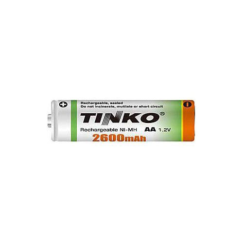Baterie AA (R6) nabíjecí 1,2V/2600mAh TINKO NiMH  4ks
