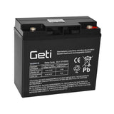 Baterie olověná 12V  20Ah GETI