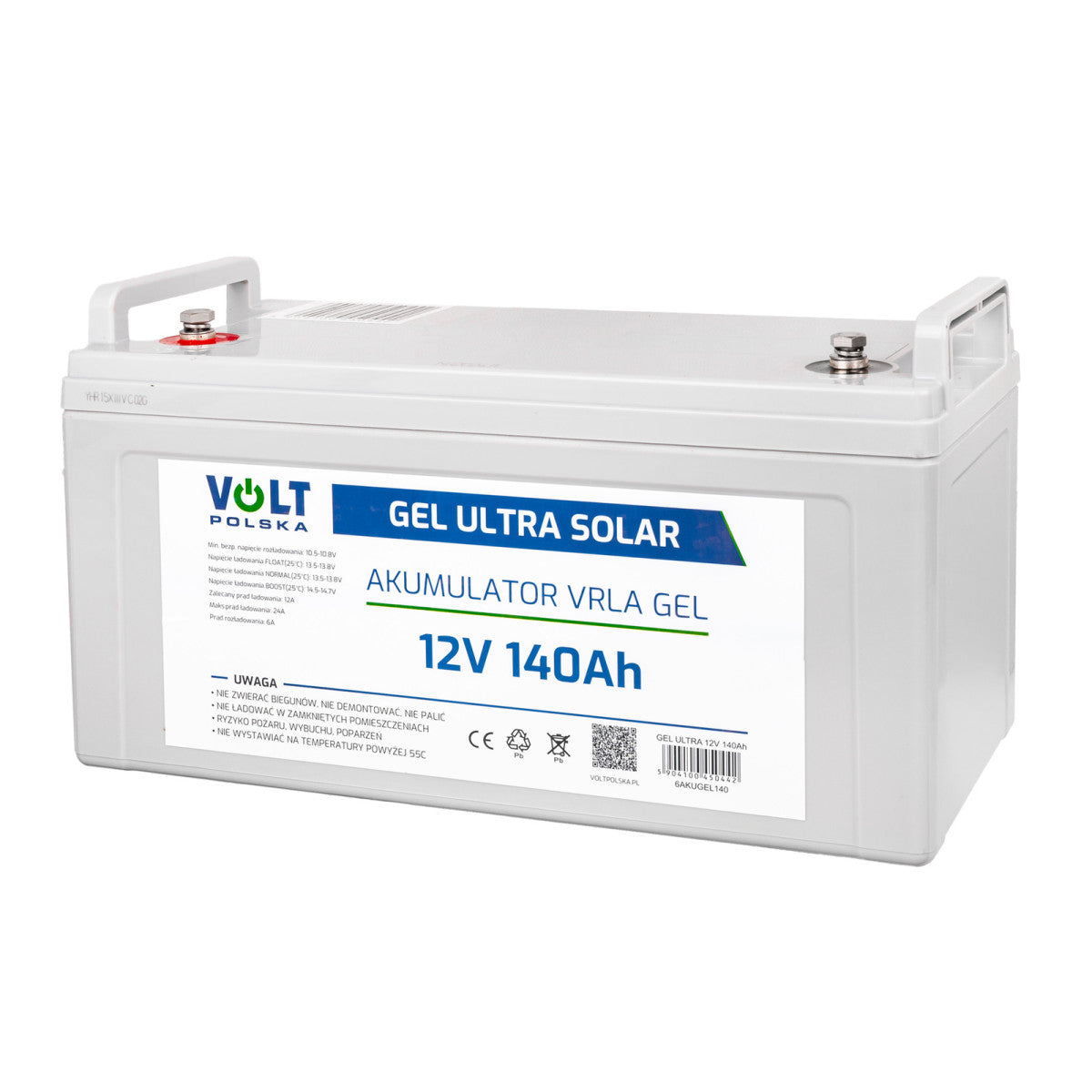Baterie gelová 12V 140Ah V-PRO ULTRA SOLAR DEEP CYCLE