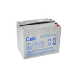 Baterie olověná 12V  55Ah GETI pro elektromotory