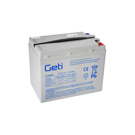 Baterie olověná 12V  55Ah GETI pro elektromotory