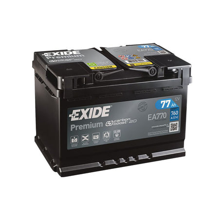 Autobaterie EXIDE Premium EA770 77Ah 12V 760A