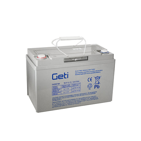 Baterie olověná 12V  75Ah GETI pro elektromotory