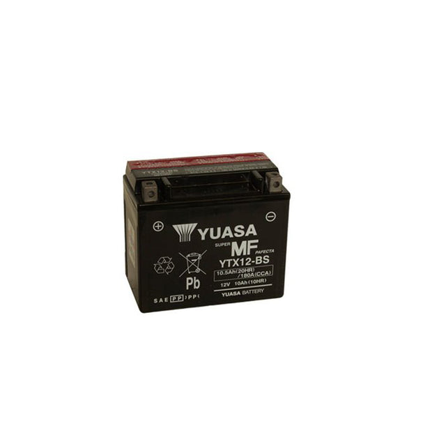 Baterie motocyklová 12V/10Ah YUASA YTX12-BS