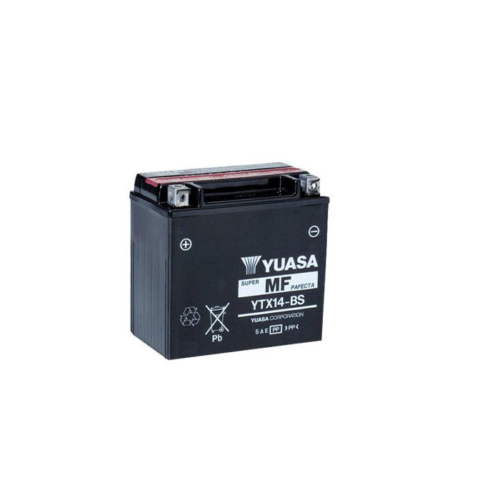 Baterie motocyklová 12V/12Ah YUASA YTX14-BS